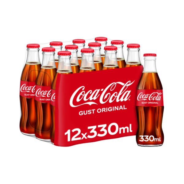 Coca-Cola Sticla 0.33 L, 12 buc/bax