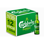 Carlsberg sticla 0.33 L, 12 buc/bax