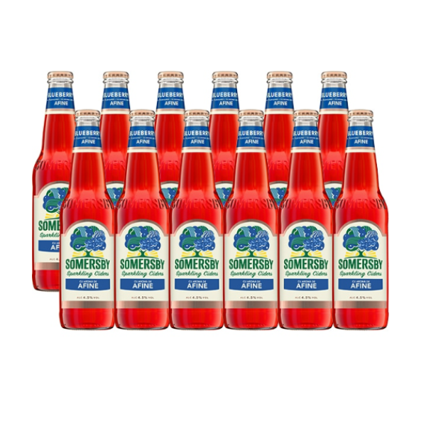Cidru Somersby Afine sticla 0.33 L, 12 buc/bax