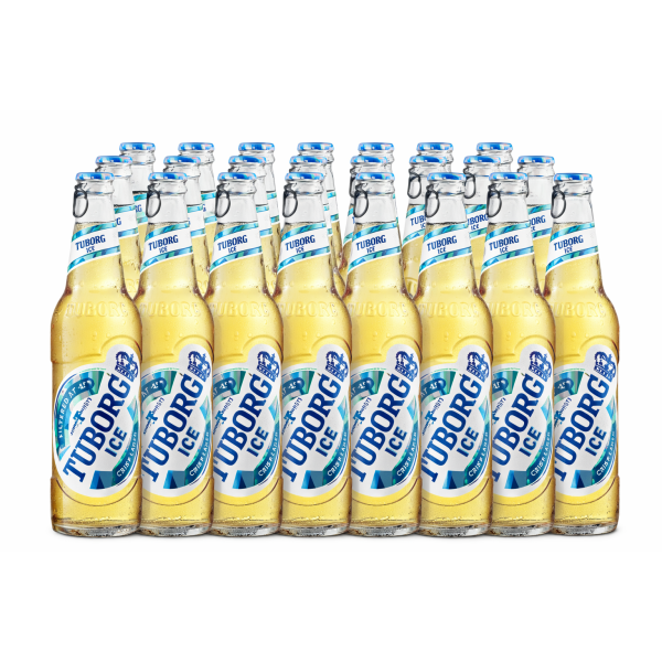 Tuborg ICE sticla 0.33 L, 24 buc/bax