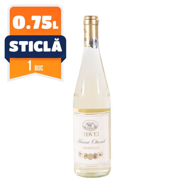Jidvei Doc Muscat Ottonel Demidulce 0.75L