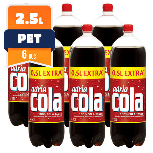 Adria Cola PET 2.5 L, 6 buc/bax