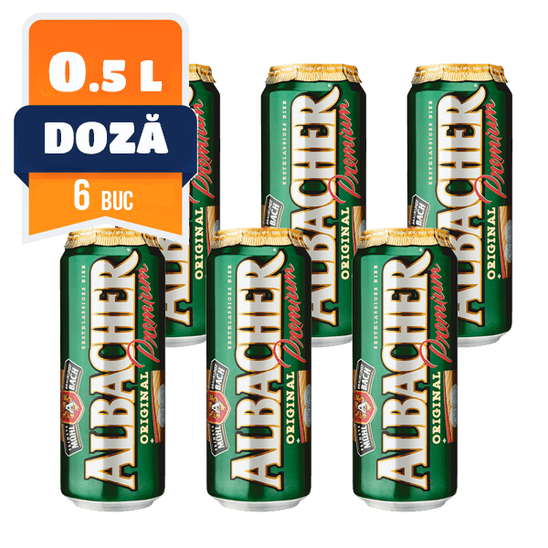 Albacher doza 0.5 L, 5+1 Gratis PAK