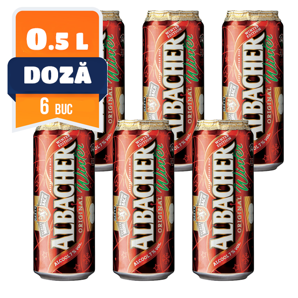 Albacher Winter DOZA 0.5 L, 6 buc/bax