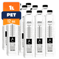 Aqua Carpatica plata PET 1 L, 12 buc/bax