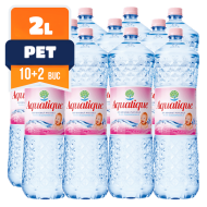 Aquatique plata PET 2 L 10+2 Gratis bax