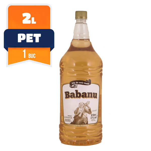 Babanu PET Demidulce Alb 2 L