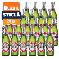 Becks sticla nereturnabila 0.33 L, 24 buc/bax