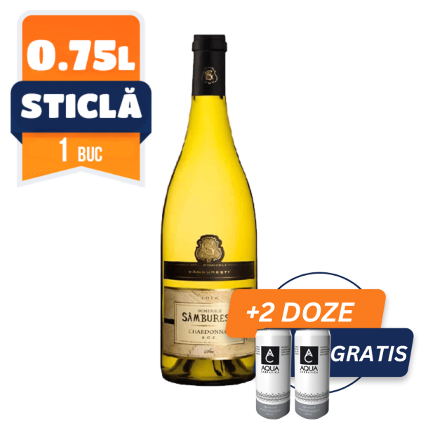Domeniile Samburesti Chardonnay Alb 0.75 L