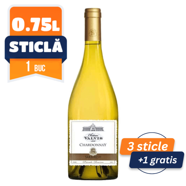 Chateau Chardonnay Valvis Alb 0.75 L