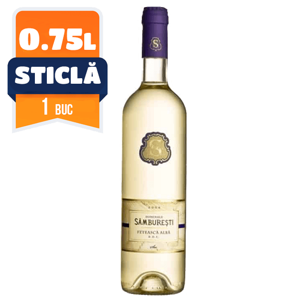 Domeniile Samburesti Feteasca Alba SEC 0.75 L