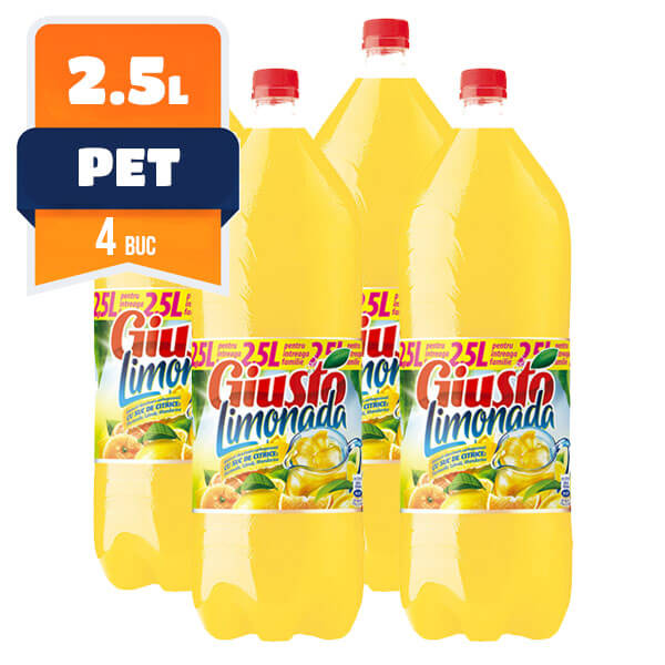 Giusto Drink Limonada PET 2.5 L 4 buc/bax