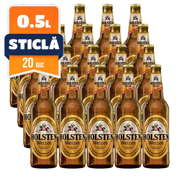 Holsten Wheat sticla 0.5 L, 20 buc/naveta
