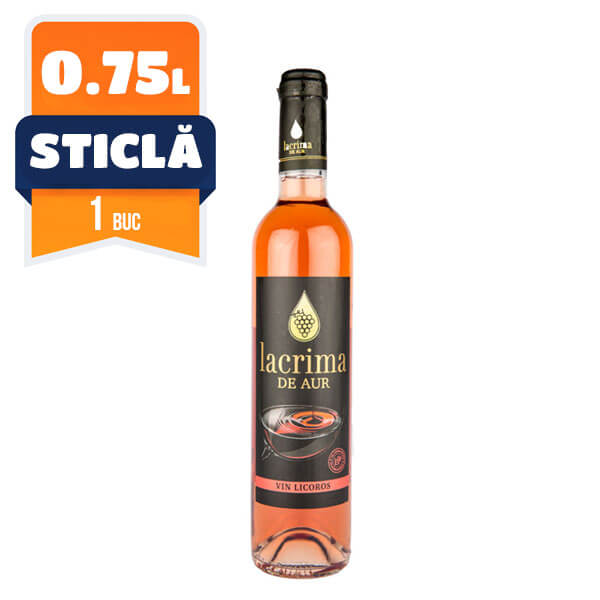 Lacrima de Aur Rosu Dulce 0.75 L 15%