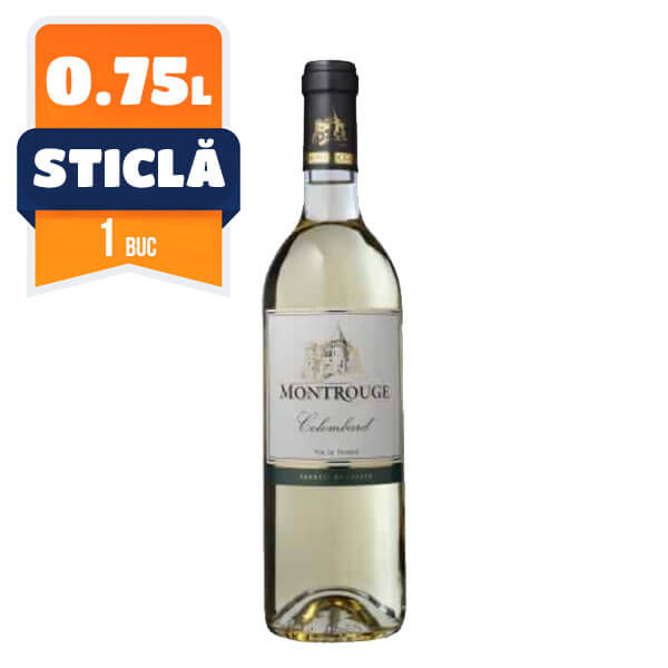 Montrouge Colombard 2009 Demisec Alb 0.75 L
