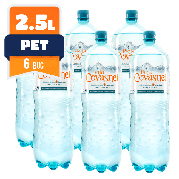 Perla Covasnei Plata PET 2.5 L 6 buc/bax