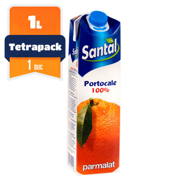 Santal Portocale 100% Tetra pak 1 L