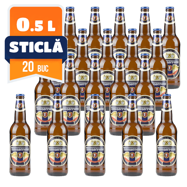 Timisoreana Gold 0.5 L, 20 buc/bax