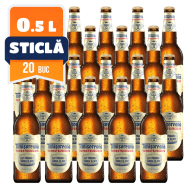 Timisoreana Gold nepasteurizata 0.5 L, 20 buc/bax