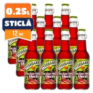Tymbark coacaze-menta Sticla 0.25 L, 12 buc/bax