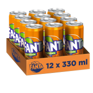 Fanta Doza 0.33 L, 12 buc/bax