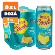 Ursus Cooler fara alcool doza 0.5 L, 6 buc/bax