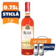 Domeniile Sambureni Cabernet Sauvignon+Merlot Rose Sec 0.75 L