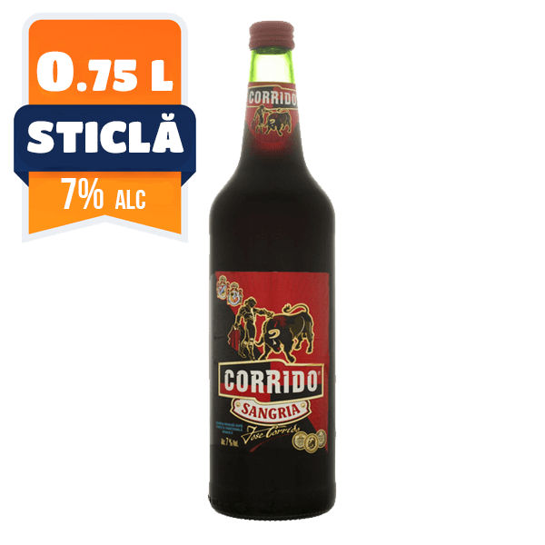 Corrido Para La Fiesta Rosu 7 % 0.75 L