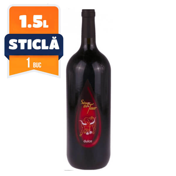 Vin Tohani Sange de Taur Rosu Dulce 1.5 L