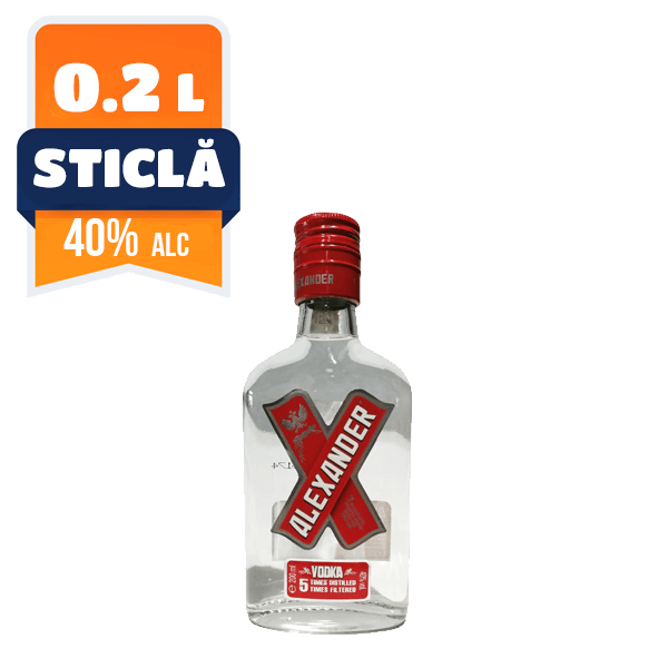 Vodka Alexander 40% 0.2 L 6 buc/bax