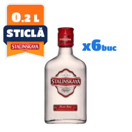 Vodka Stalinskaya 0.2 L 6 buc/bax
