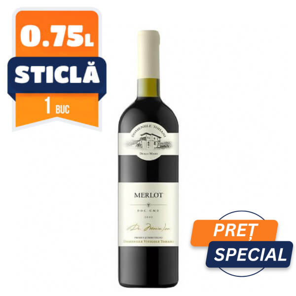 Merlot Dealu Mare Rosu Sec 0.75 L