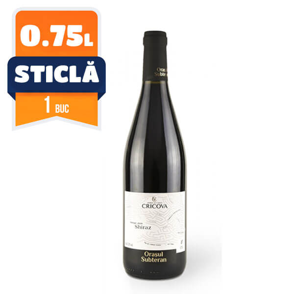 Cricova Orasul Subteran Cabernet Rosu Sec 0.75L