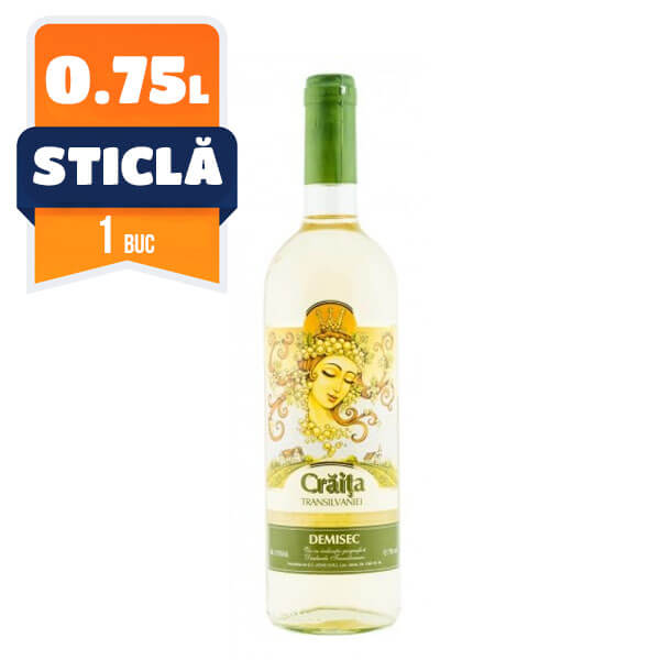 Jidvei Craita Alb Demisec 0.75 L