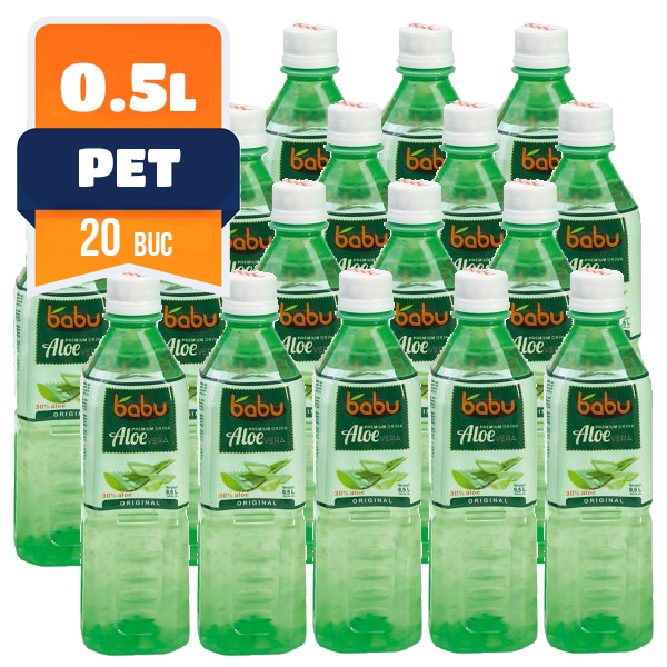 Aloe VERA Babu PET PREMIUM 0.5L 20 buc/bax