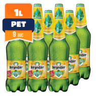 Bergenbier PET 1 L 9 buc/bax