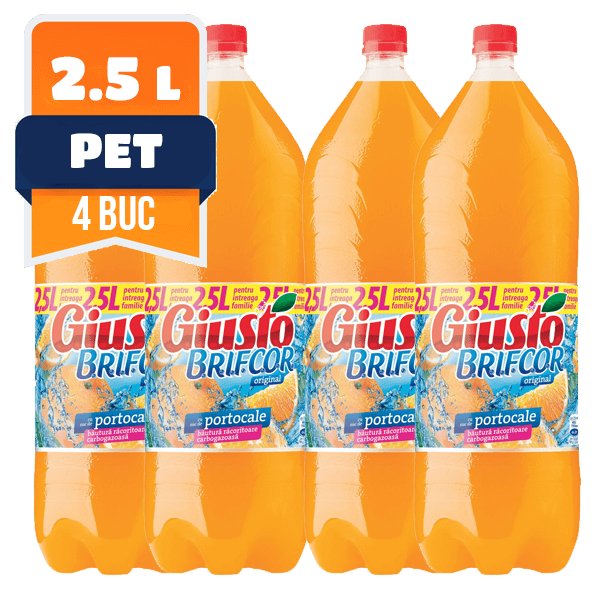 Giusto Drink CICO Orange 2.5 L 4 buc/bax