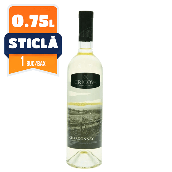 CRICOVA Vin Alb COLINELE CHATEAU CHARDONNAY  0.75 L