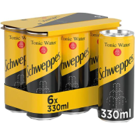 Schweppes Tonic Water Doza 0.33 L, 6 buc/bax