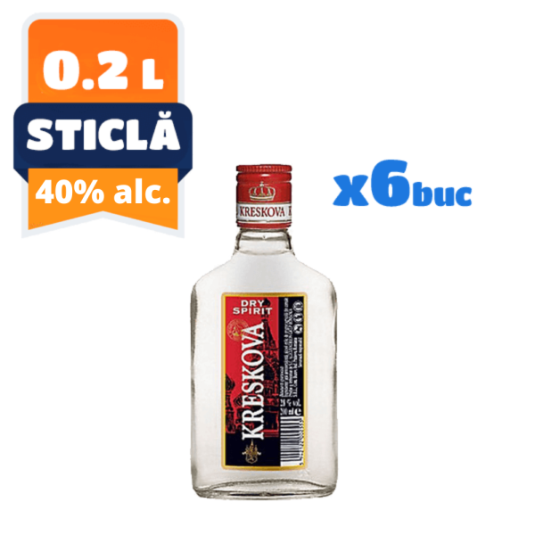 Vodka Kreskova 40% 0.2 L 6 buc/bax