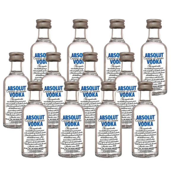 Vodca Absolut Blue 0,05 L 12 buc.