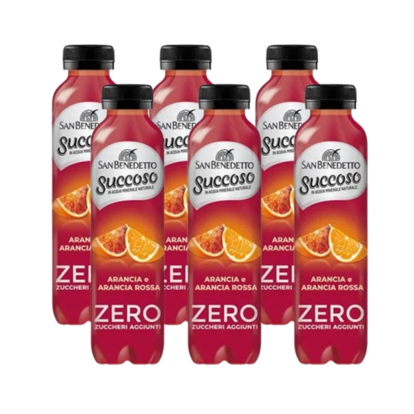 Suc San Benedetto Succoso Zero Arancia Rosso 400 ml 6 Buc